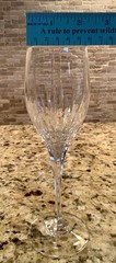 Mikasa Arctic Lights Crystal Wine Glass 8-1/4 Inch Made in Slovenia Discontinued