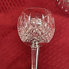 WATERFORD «BALLYBAY» BALLOON WINE GLASSES NEAR MINT SET OF 2 — 3 SETS AVAIL