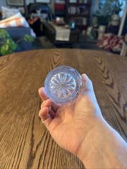 Clear Glass Tumblers 5.5” Heavy Bottom Set Of 4