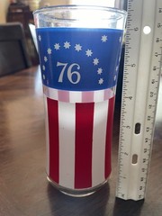 VTG Libbey Libby Bicentennial Tumbler Glass 1976 «Spirit of ’76» Patriotic 16 oz