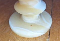 Marble Onyx Alabaster Goblet Carved Natural Stone 5″H X 2.5” Opening X 2.5″Base