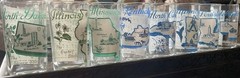 Vintage State Souvenir Glass Tumblers Hazel-Atlas