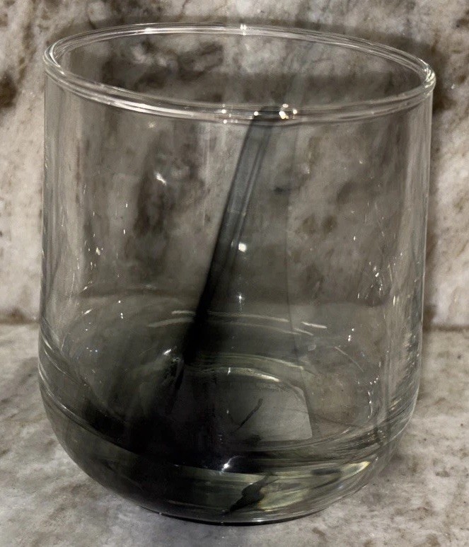 Greenbrier’s Black Ribbon Highball Clear Drinking Glass(1) 13.2oz-NEW-SHIP 24HRS