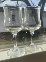 Luminarc France Crystal Glass Small Cocktail Shot Wine Water Goblet