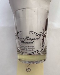 Les Kouba WILD FOWLS GOLD GLASS /TUMBLERS. Set Of 6.