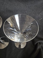 Ralph Lauren Set of 2 Latham Crystal Martini Glasses