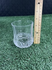 Set of 2 CRISTAL DE FLANDRE Fascination Old Fashioned Whiskey Rocks Glasses