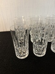 5 Juice Glasses Manhattan Model In Saint Louis Crystal (Price For One Glass)