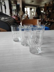 Baccarat Model Scale Series 6 Glasses Goblet Crystal Size 10.2Cm (H9)