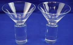 Sasaki Colonnade (2) Martini Glasses, 5 5/8″ (S5)