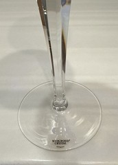 Wedgwood Crystal Crown Hock Wine Glass Azure Sapphire, Blue, 8.25 inches-Germany