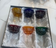 Czech Bohemian 6 Crystal Glass