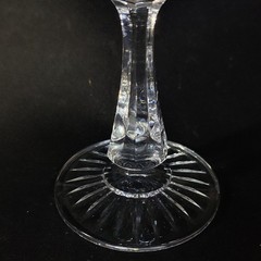 OSCAR DE LA RENTA DRESDEN WINE GLASS, Cut Lead Crystal, 7″, 8 oz, FRANCE