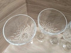 Royal Doulton Earlswood 6 x Goblet Fine Crystal Made in Italy, 8.25in
