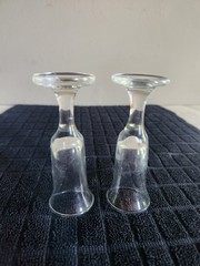 2 Vintage Clear Cordial Glasses «Embassy» Pattern by Libbey Glass Co. • 4¼» Tall
