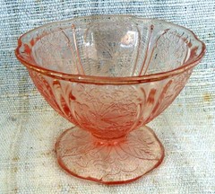 Jeannette CHERRY BLOSSOM Pink Champagne/Tall Sherbet 2-3/4″ Depression 1930-39