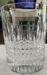 Set Of 2 Waterford Lismore Diamond Double Old Fashioned Glass 4 3/8″ Crystal