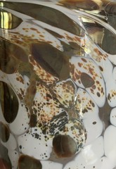 2 Juli Juneau Art Glass Tumbler Drink Bar Candle Holder New Orleans USA Signed