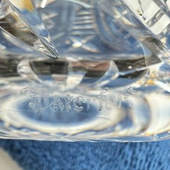 Waterford Crystal Clare Old Fashioned Lowball Glass Criss Cross Cut 3 3/8″