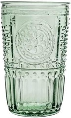 Embossed Highball Glasses, 16 Oz, Rust Resistant (4 Pack)