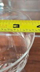 2 Vintage Heisey Lariat Moonglow Stemmed Etched Water Glass Goblet 5.75″ # 5040