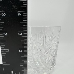 Waterford Crystal Clare Old Fashioned Lowball Glass Criss Cross Cut 3 3/8″