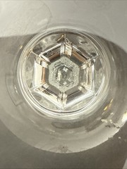 Set of 4 Mikasa Interlude Wine Glasses Cut Crystal 8.25″H 3.5″W Rim Capacity 6oz