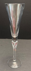2 Lenox WEDDING PROMISES CHAMPAGNE FLUTES 11″ Flared Rim Heart Stem