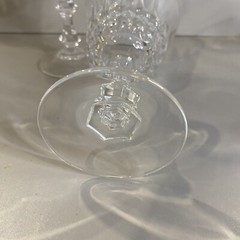 2-Cristal d’Arques Durand Tuilleries 6. 1/8” Tall Villandry 7 Oz Wine Glasses