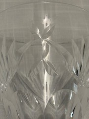 2 ASHLING Water Goblets WATERFORD Irish Crystal Glasses 6 7/8″ Retired