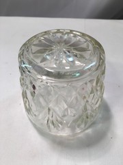 Anchor Hocking Covered Marmalade or Jelly Jar – Pineapple Fan – Royal Ruby Lid
