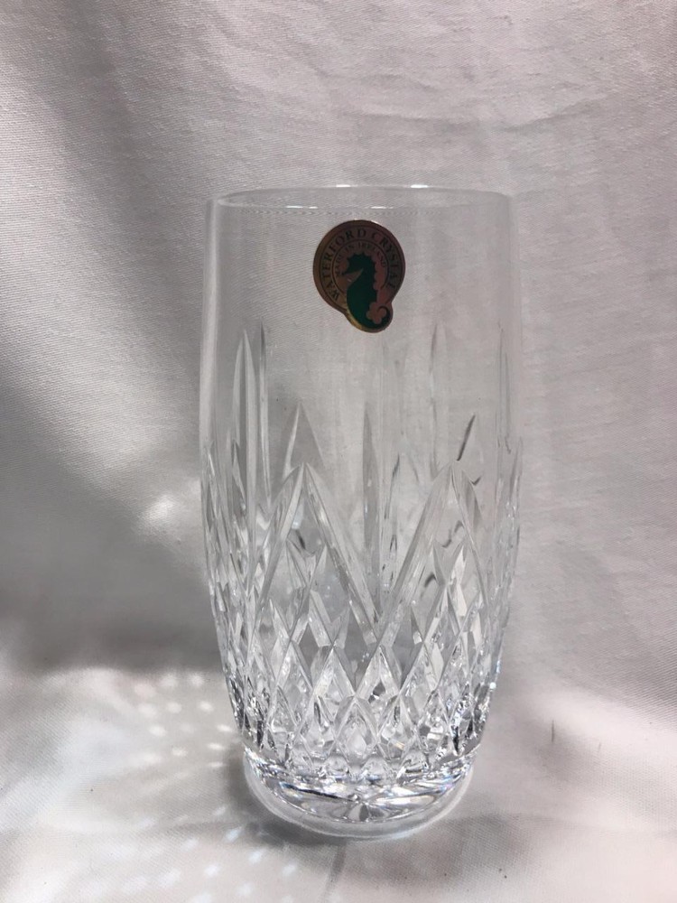 Waterford Highball Glass Diamond & Wedge Cuts Made in Ireland New