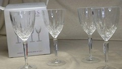NIB Marquis by Waterford SPARKLE Set #4 Oversize All Purpose Goblet Wine Glasses