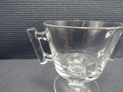 Fostoria Crystal Raleigh Pattern Open Sugar Dish