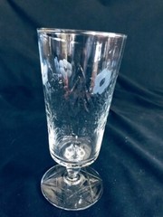 VTG. ROCK SHARPE CRYSTAL 4 ARCTIC ROSE LIQUOR COCKTAILS STEM 3005 1 ICED TEA EXC
