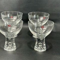 Iittala Tapio Wirkkala Cocktail Glasses Set 4 Finland 4 oz Sherry