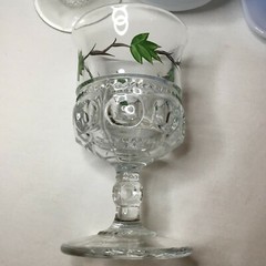 Metlox Poppytrail California Ivy Steamed 6″ Drinking Glasses Vintage