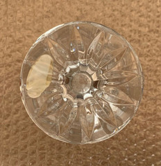 BLOCK «Tulip Garden» Design 24% Full Lead Crystal Clear Glass Goblet Cup