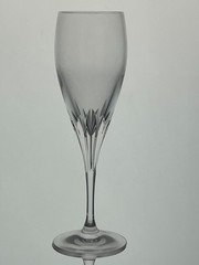 Stunning Noritake Turning Point Crystal Champagne Flute 8 3/8″ tall EUC 10 Avail