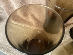 Linden Mocha Anchor Hocking set of 4 17 0z tumblers/glasses