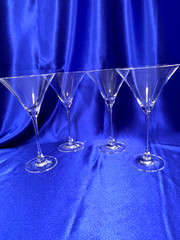 Lenox Crystal Tuscany Classic Martini Clear Glasses Set of Four New