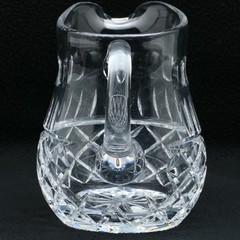 Waterford Ireland Crystal Thumb Print 6 3/4″ High WATER PITCHER – Sticker
