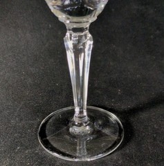 GORHAM LADY ANNE GOLD CHAMPAGNE FLUTE, Cut Lead Crystal, 8 5/8″, 8 Oz, GERMANY