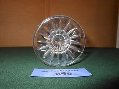 5 DUNCAN MILLER Clear Glass Vintage Plaza GOBLETS