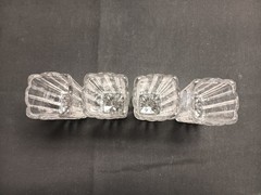 Alexandria Set Of 4 Crystal Clear 3oz. Taster Shots