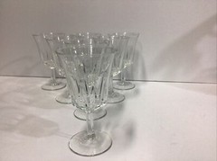 Small Cordial / Sherry Glasses France 5 3/16″ SET OF 7 FRANCE
