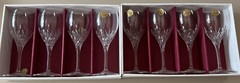 Qty 8 Cristal d’Arques 2.25oz 5” Glasses. Genuine Lead Crystal. New old Stock