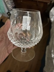 Waterford Crystal Colleen Brandy Glass Short Stem Vintage Ireland 12oz Signed