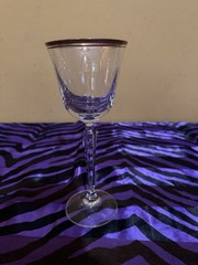 Gold Rim Wine Glasses Set Of 6 8×3