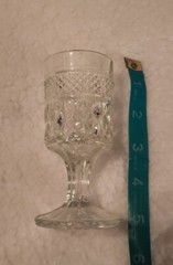 VINTAGE ANCHOR HOCKING WEXFORD WINE OR JUICE GLASS STEMWARE ONE PIECE B14